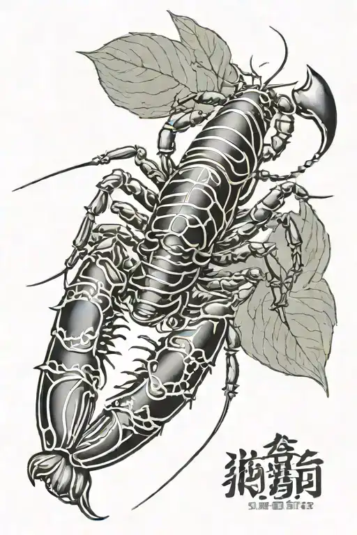 love lobster tattoo design idea
