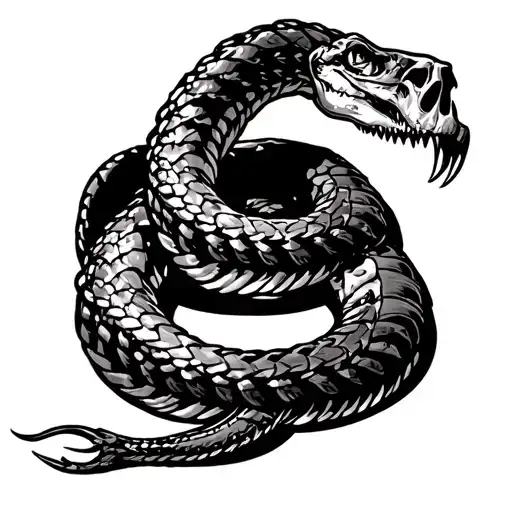 Dont Tread On Me tattoo design idea