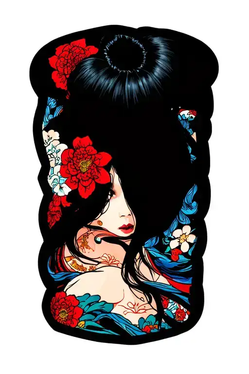 a tattoo that wraps around from elbow to wrist and is themed after the Sandman comic book tattoo design idea