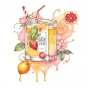 juice box tattoo design idea