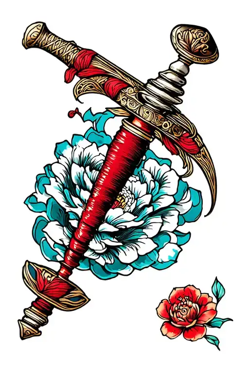 Mace Weapon tattoo design idea