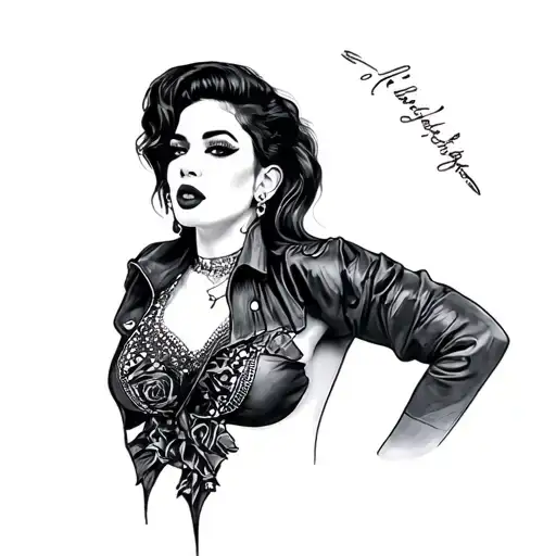 Amy Winehouse tattoo design idea