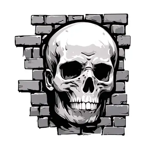 arm tatto bricks stand on business  tattoo design idea