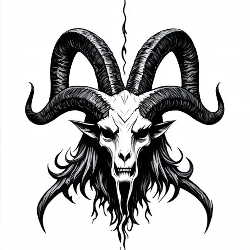 Baphomet tattoo design idea