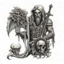 Abide by the truth of being, that you may attain salvation. Woe to you who speak ill of the Gracen blood, for punishment tattoo design idea