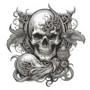 Abide by the truth of being, that you may attain salvation. Woe to you who speak ill of the Gracen blood, for punishment tattoo design idea