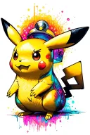 pikachu pokemon tattoo design idea