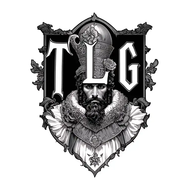 "TLG" st Florian tattoo design idea