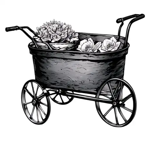 Jessica's cart is a tattoo cart. tattoo design idea