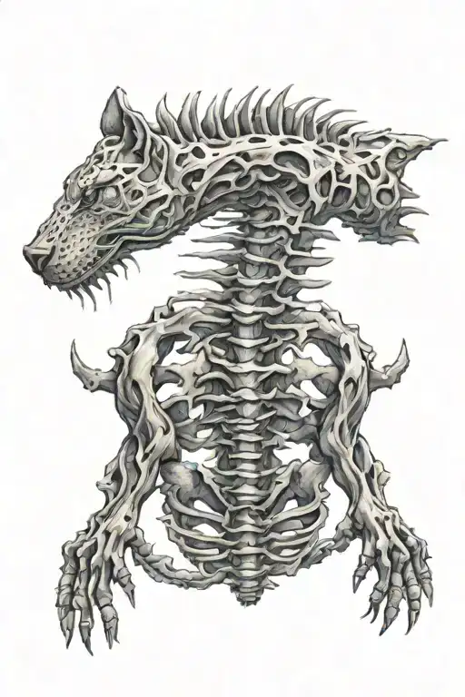 spine tattoo tattoo design idea