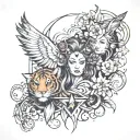 fate tattoo design idea