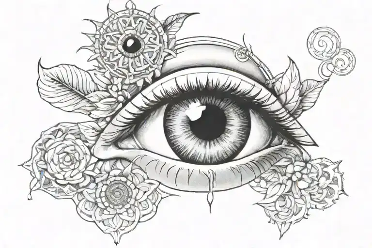 3rd eye tattoo tattoo design idea
