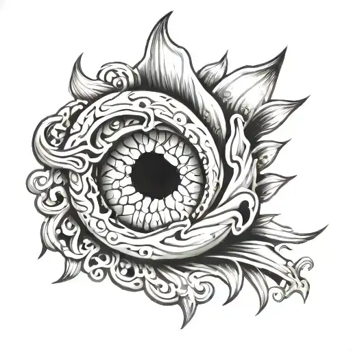 Butthole tattoo design idea