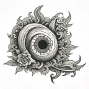 Butthole tattoo design idea