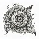 Butthole tattoo design idea