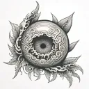 Butthole tattoo design idea