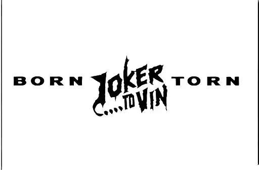 "JOKER BORN TO WIN" tattoo design idea