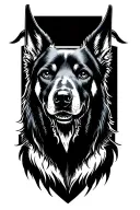 Hell Hound tattoo design idea