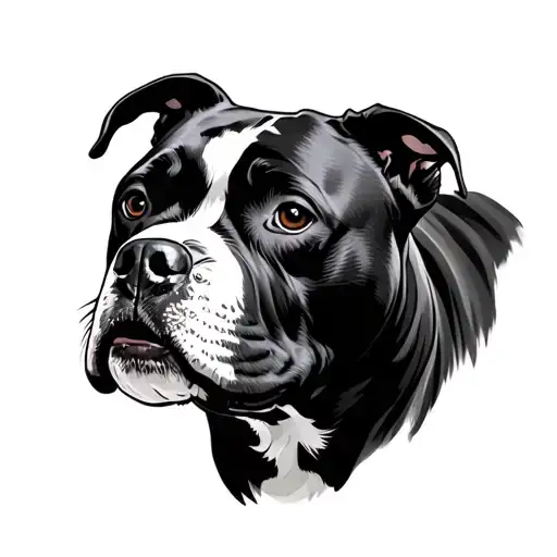 Pitbulls discipline of war versus tattoo design idea