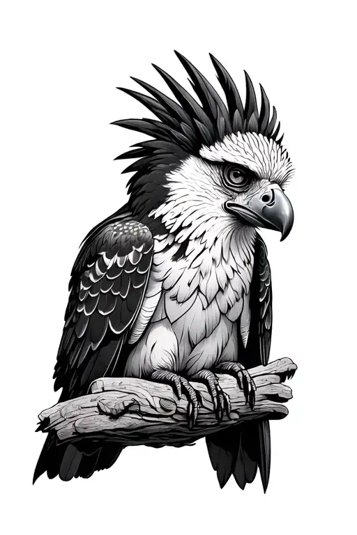 Harpy Eagle tattoo design idea