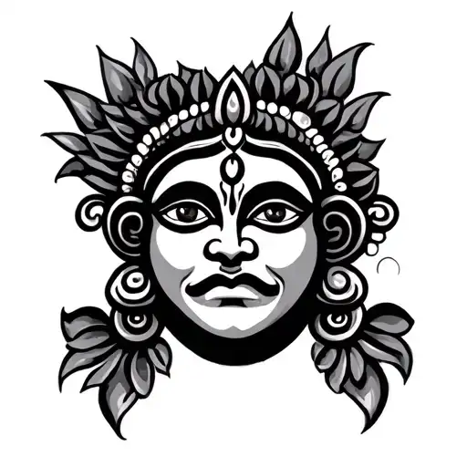 Jagannath tattoo design idea