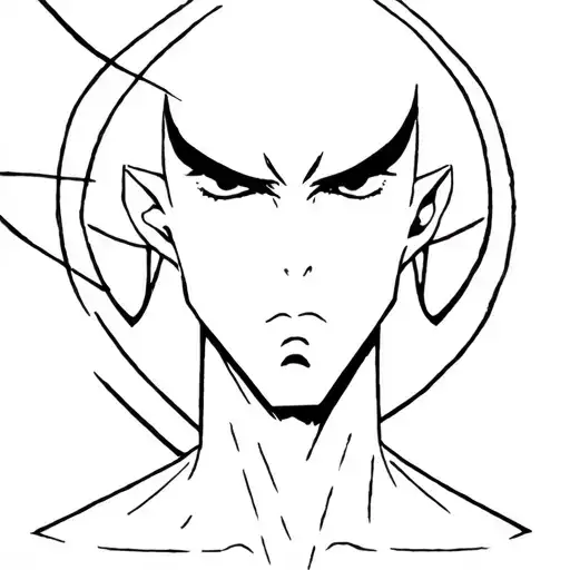 amon (devilman Crybaby) tattoo design idea