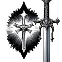Bible Sword tattoo design idea