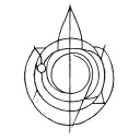 alchemic circle tattoo design idea