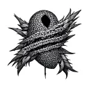 Chain Mail tattoo design idea