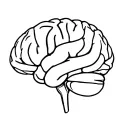 adhd brain tattoo design idea