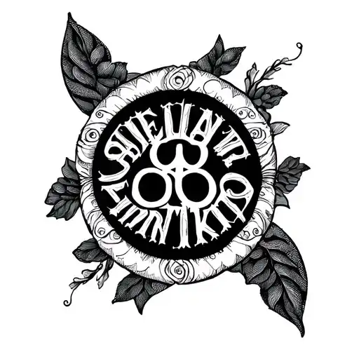 unikat chicano lettering tattoo design idea