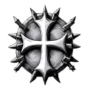 Jerusalem Cross tattoo design idea