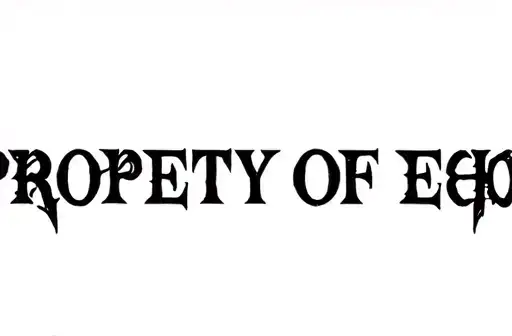 "Property Of Echo" tattoo design idea