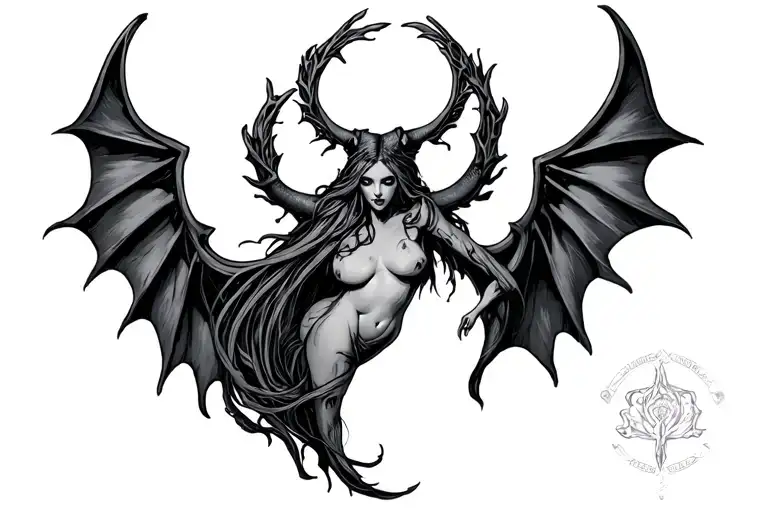 Succubus Womb crest tattoo design idea