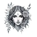 Tyche tattoo design idea
