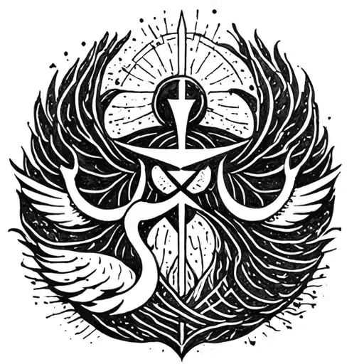 Air Sign tattoo design idea