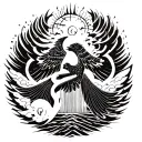 Air Sign tattoo design idea