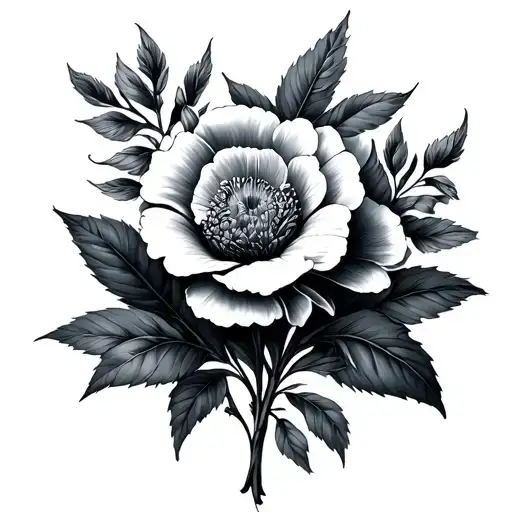 rhea ripley flowers tattoo design idea