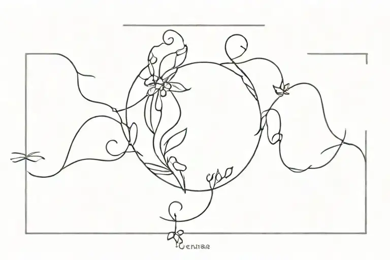 "Only let someone like God speak about you" together tattoo design idea