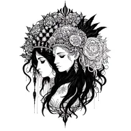 Hecate goddess tattoo design idea