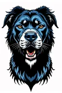 pitbull and lion head tattoo tattoo design idea