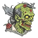zombie tattoo design idea