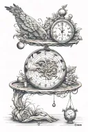 today determines your tomorrow tattoo design idea