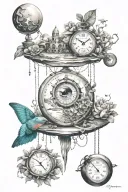 today determines your tomorrow tattoo design idea