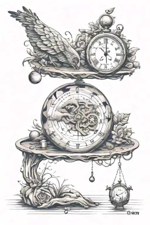 today determines your tomorrow tattoo design idea