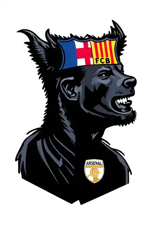 Fc Barcelona logo, Lamine Yamal, arsenal's logo soccer team, Bukayo Saka tattoo design idea