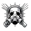 Oxygen Mask tattoo design idea
