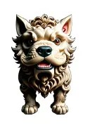 foo dog tattoo design idea
