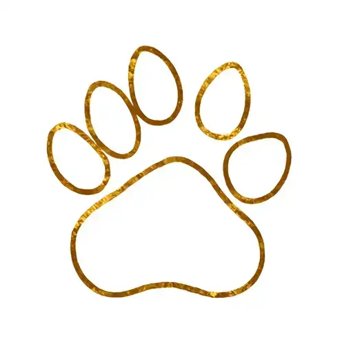 goldendoodle paw print tattoo design idea
