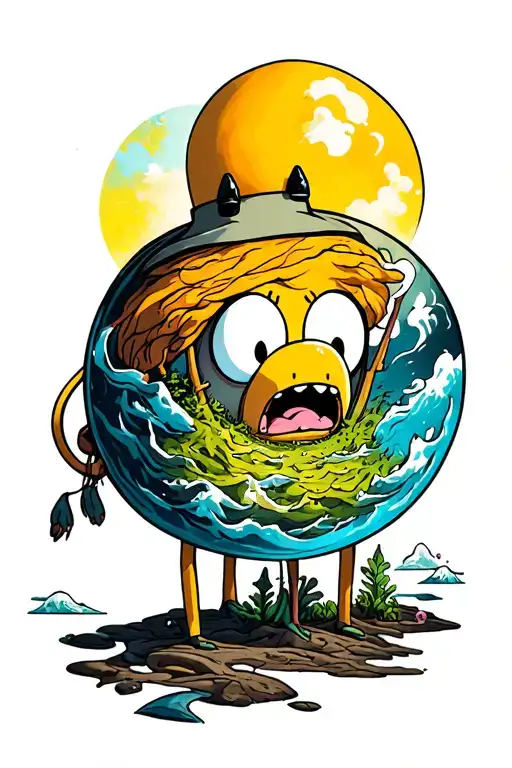 adventure time tattoo design idea